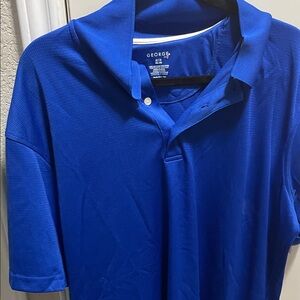 George Men's Vibrant Blue Polo Shirt